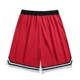 thumbnail image 1 of Vibrex Running Shorts Men, Men's Solid - Color Fitness And Sports Drawstring Shorts With Elastic Waist Featuring Pockets And Mid - Thigh Length,Men's Shorts with Zipper Pockets Red_M, 1 of 7