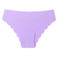 thumbnail image 1 of Vibrex Seamless Underwear for Women Women's Large Size Underwear Low Waist Breathable Nylon Briefs Ice Silk Seamless Underwear,Breathable Comfortable Panties,Soft Undies,S-XL, 1 of 2