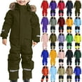 thumbnail image 1 of Vibrex Ski Suit Kids Girls Boys Colorful One-piece Siamese Snowsuits Ski Suits Jackets Winter Jumpsuits Snow Snowsuit, 1 of 6