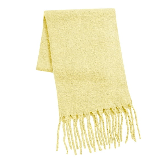 Vibrex Solid Color Lightweight Women Fleece Feel Scarf Soft Warm Winter Scarf for Cold Weather Blanket Scarves Pashmina Shawl Wrap Winter Accessories for Women Thin Comfortable Neck Scarves