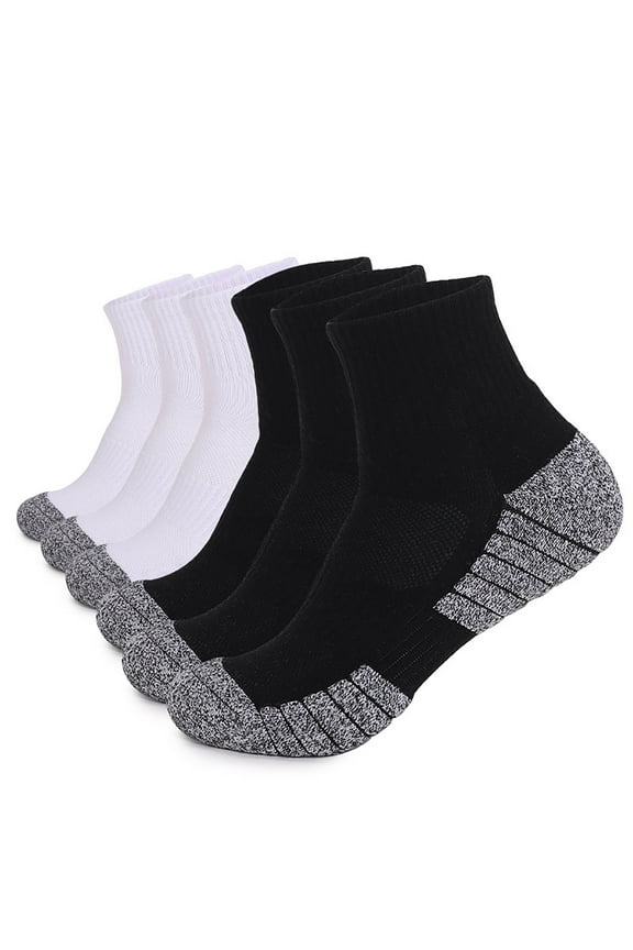 Unisex Sweat-Absorbing Breathable Outdoor Socks for Sports Running Socks and Exercise Socks Hiking Walking Jogging Comfortable Ankle Socks Yoga Slouchy Socks for Women Work Socks for Men