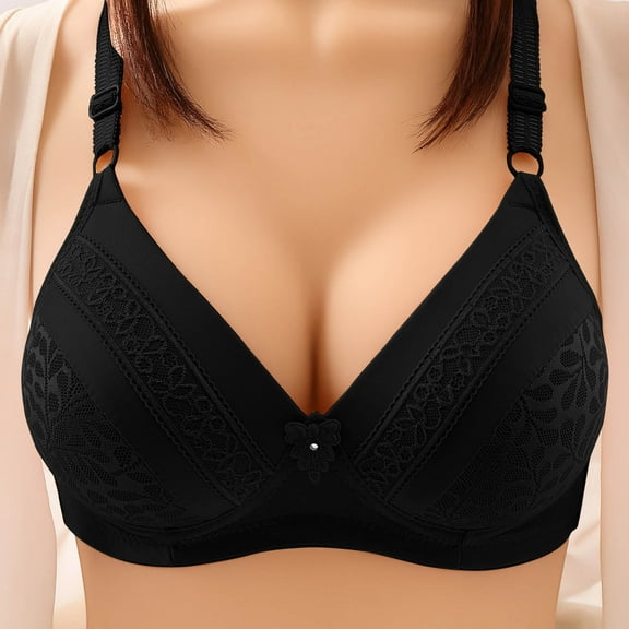 Vibrex Woman's Comfortable Breathable Bra Underwear Women's Seamless Push Up Sports Bra Everyday Bra