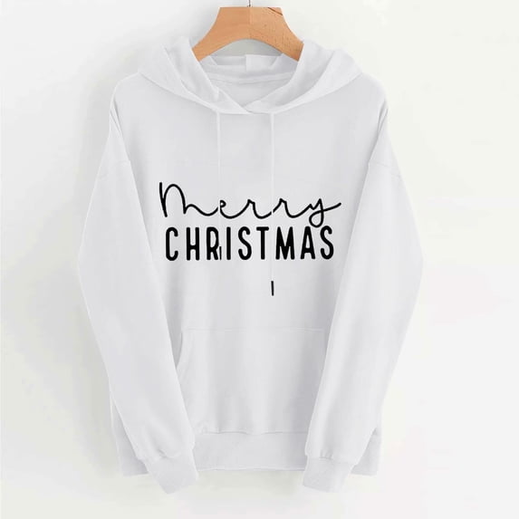 Vibrex Women's Christmas Print Sweatshirt, Loose Fit Long Sleeve Casual Top, Holiday Party Cozy Pullover,Cozy Women's Christmas Sweatshirt