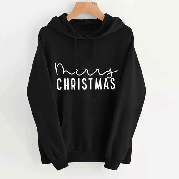 Vibrex Women's Christmas Print Sweatshirt, Loose Fit Long Sleeve Casual Top, Holiday Party Cozy Pullover,Cozy Women's Christmas Sweatshirt