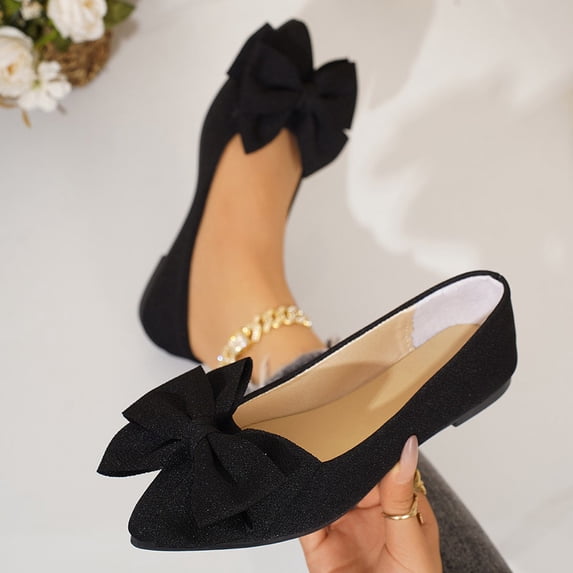 Vibrex Women's Comfort Sandals Women's Fashionable Casual Versatile Pointed Spring And Summer Flower Flat Sandals Women's Sandals Perfect For Travel,Daily,Vacations,Part_Black_7.5