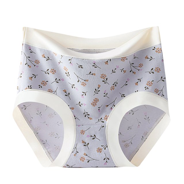 Vibrex Women's Comfortable Period Underwear Pack Light Leaks Period Panties Light Protection Underwear Breathable High Waisted Triangular Underwear