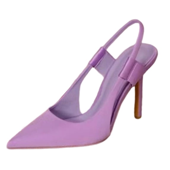 Vibrex Women's Slingback High Heels Pointed Toe Stilettos Dress Party Pump Shoes Women's Heels Slingback Stiletto Pumps Shoes Closed Toe Dress Shoes