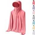 thumbnail image 1 of Vibrex Women's Sun Protective Jacket Full Zip Clothing Lightweight Long Sleeve Hoodie Sun Shirt Outdoor Sports Wear Women's Cycling Wear, 1 of 4