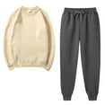 thumbnail image 1 of Vibrex Women's Two Piece Oversized Loose Outfits Pullover & Drawstring Pants Sweatsuits Lounge Sets Women Hoodless Sweatsuits Set Sweatpants Long Sleeve Sweatshirt Matching Joggers Tracksuit Sets, 1 of 5