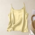 thumbnail image 1 of Vibrex Womens Tank Tops,Women's Sleeveless Solid Color Satin Casual Loose Top Camisole,Sleeveless Shirts,Beige_XL, 1 of 8