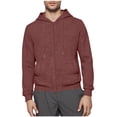 thumbnail image 1 of Vibrex Zip Up Jacket Men Casual Fashion Cardigan Hooded Sweatshirt Pocket Coat Hooded Coats for Men Outdoor Work Hiking with Pockets Oversized Sweatshirts, 1 of 7