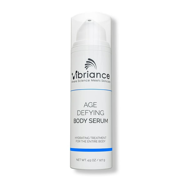 Vibriance Age Defying Body Serum, 4.5 fl oz - Anti Aging and Ultra Hydrating - Infused with Hyaluronic Acid - Fast-Absorbing Crepey Skin Corrector for Wrinkles, Dryness
