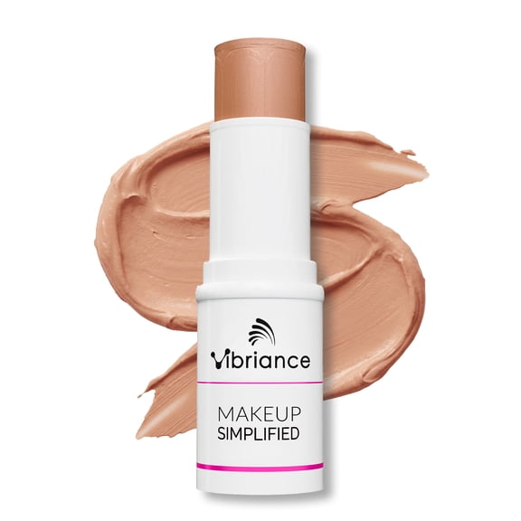 Vibriance Complexion Sticks - Foundation for Mature Skin - Sheer, Buildable Coverage Face Makeup Foundation for Older Women - 3-in-1 Base, Contour, Concealer - Warm Medium