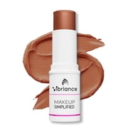 Vibriance Complexion Sticks - Foundation for Mature Skin - Sheer, Buildable Coverage Face Makeup Foundation for Older Women - 3-in-1 Base, Contour, Concealer - Deep / Dark