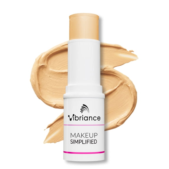 Vibriance Complexion Sticks - Foundation for Mature Skin - Sheer, Buildable Coverage Face Makeup Foundation for Older Women - 3-in-1 Base, Contour, Concealer - Fair / Light