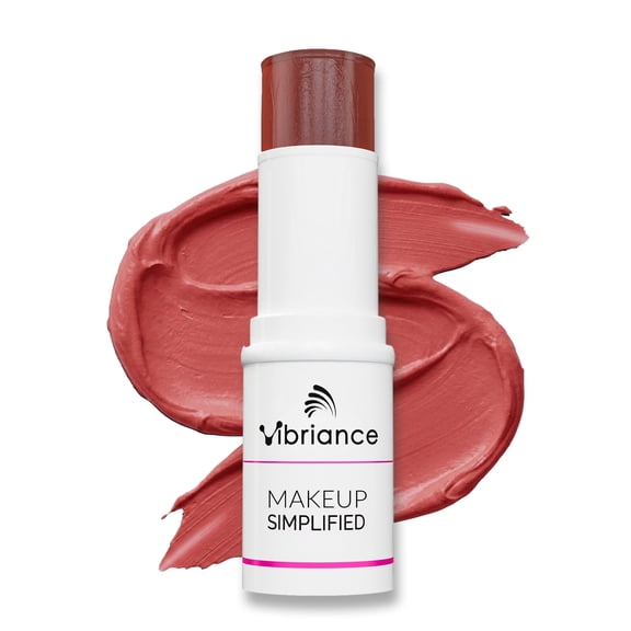 Vibriance Cream Blush Stick - All-in-One Blush, Lipstick, Contour for Mature Skin - Cheek Tint Creme Rouge - Makeup Simplified in Radiance