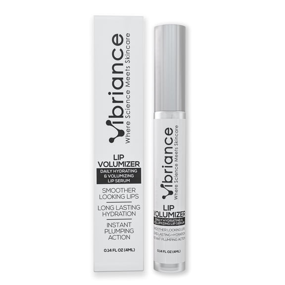 Vibriance Hydrating Lip Volumizer - Plumping Gloss with Hyaluronic Acid - Plumper Smooths Lines and Wrinkles, 0.14 fl oz