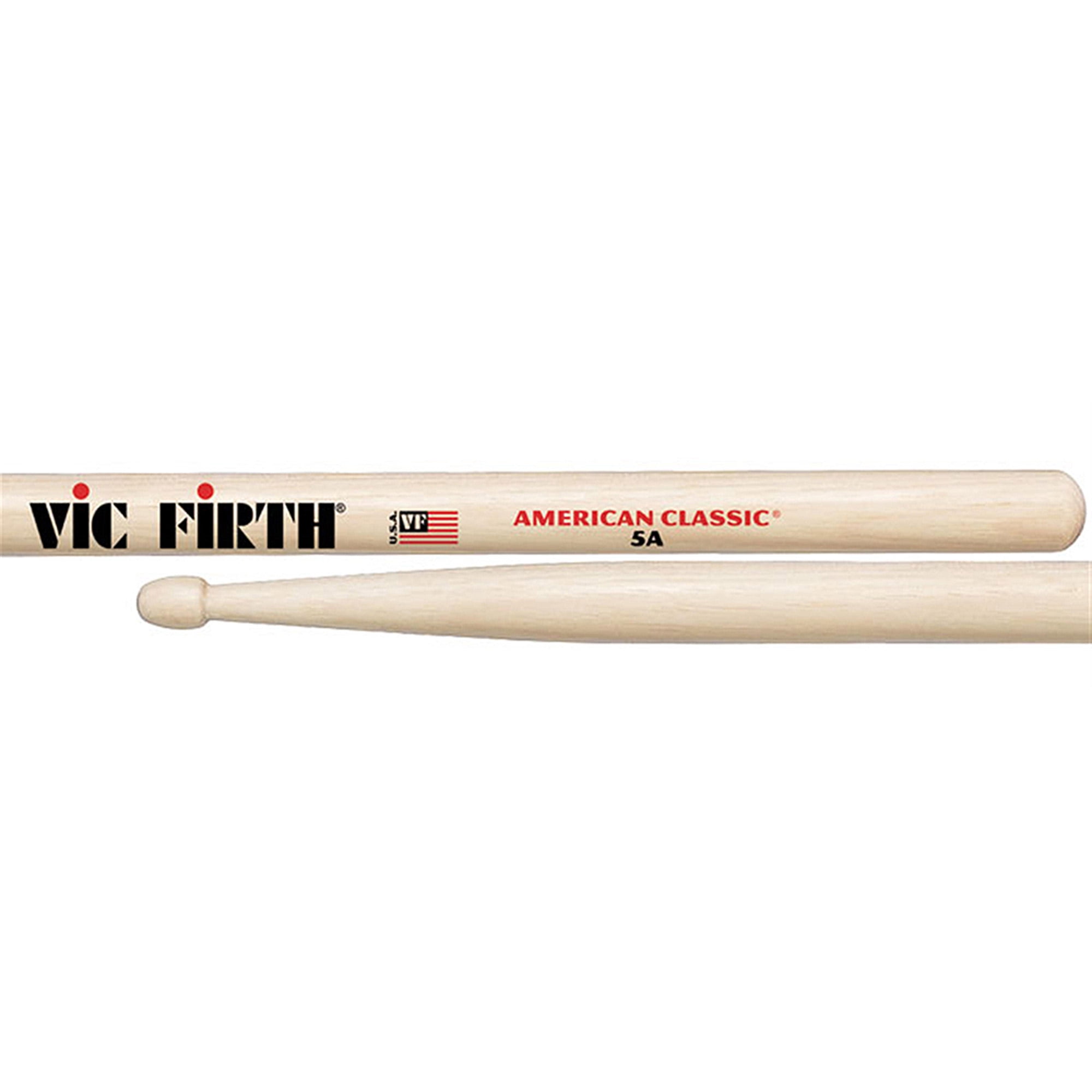 Buy Vic Firth 5A American Classic Hickory Wood Tip Drumsticks