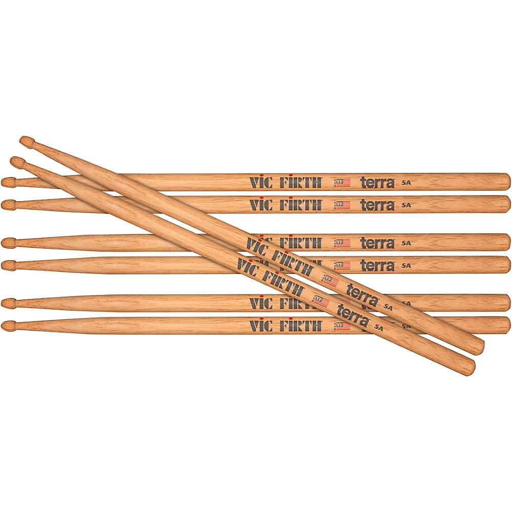 Vic Firth American Classic 5AT Terra Series - Buy 3. Get 1 Free 5A Wood
