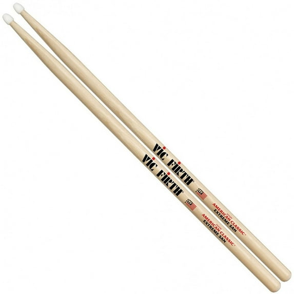 Vic Firth American Classic Percussion Drumsticks, Nylon Tip, 5A
