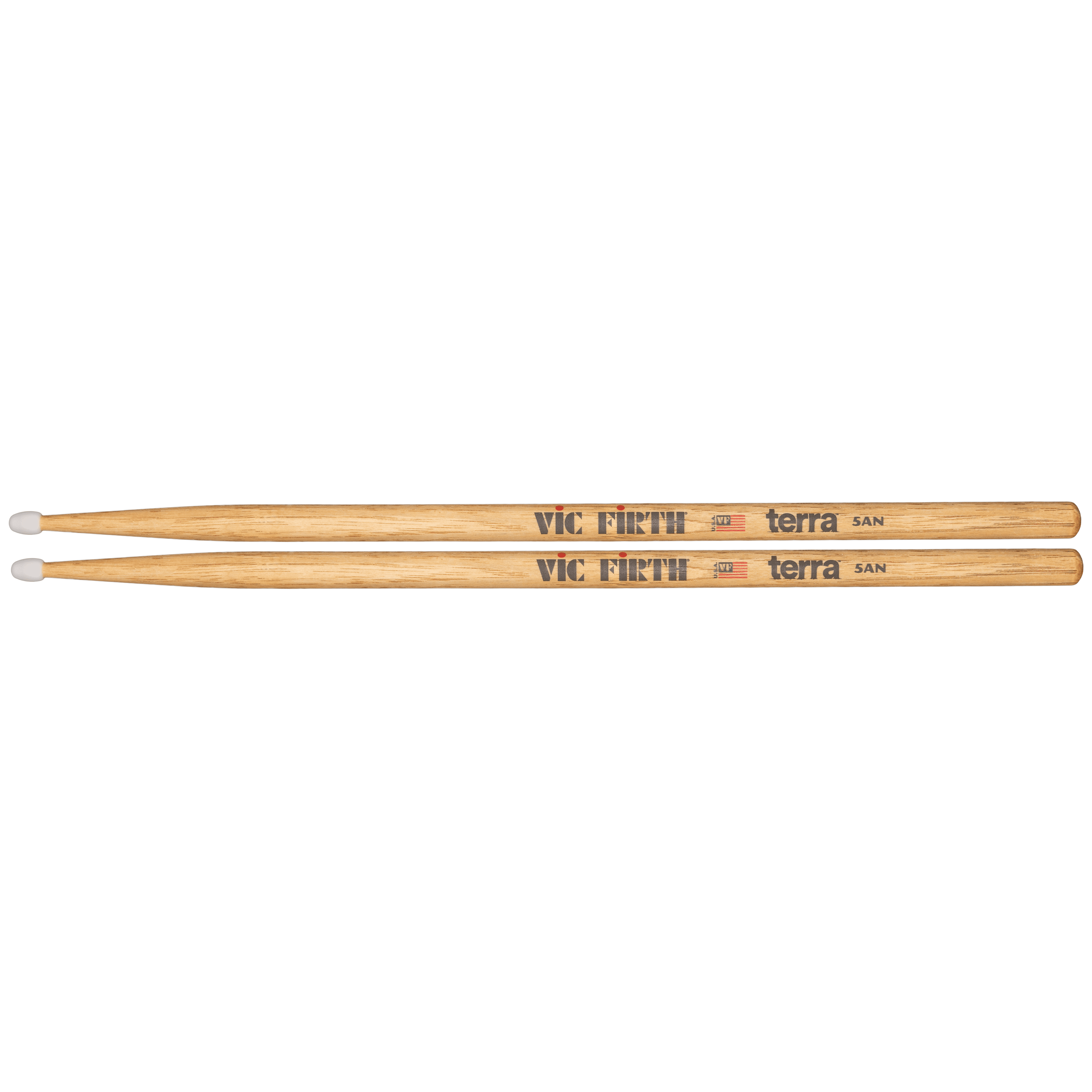 Vic Firth American Classic 5AN – Baquetas De Nogal Americano Con Punta De Nailón – Duraderas Y Brillantes Para Platillos