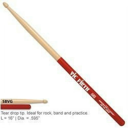 Vic Firth American Classic Vic Grip Hickory Drumsticks 5B Wood Tip