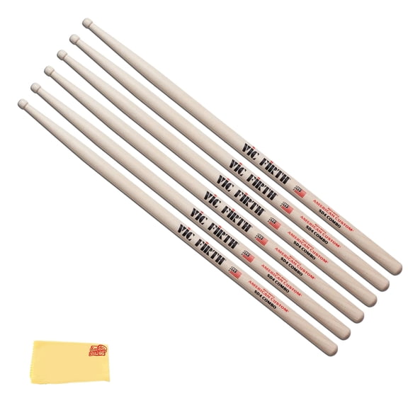 Vic Firth American Custom SD4 Combo Drumsticks - 3 Pack