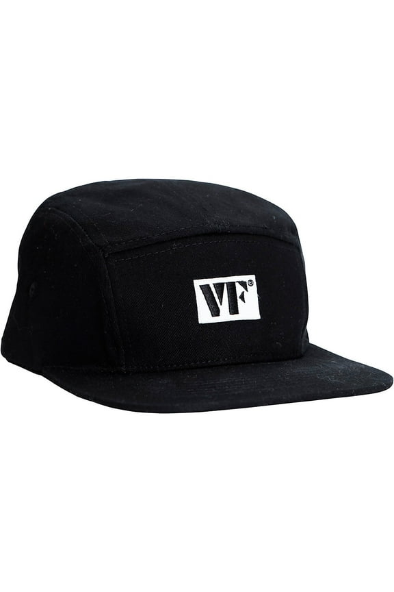 Black 5 Panel Camp Hat