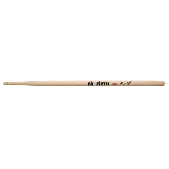 Vic Firth FS5A American Concept Freestyle Series 5A Hickory Drumsticks w/ Woodtips