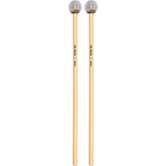 Vic Firth Articulate Series Lexan Keyboard Mallets 1 in. Round Brass Weighted