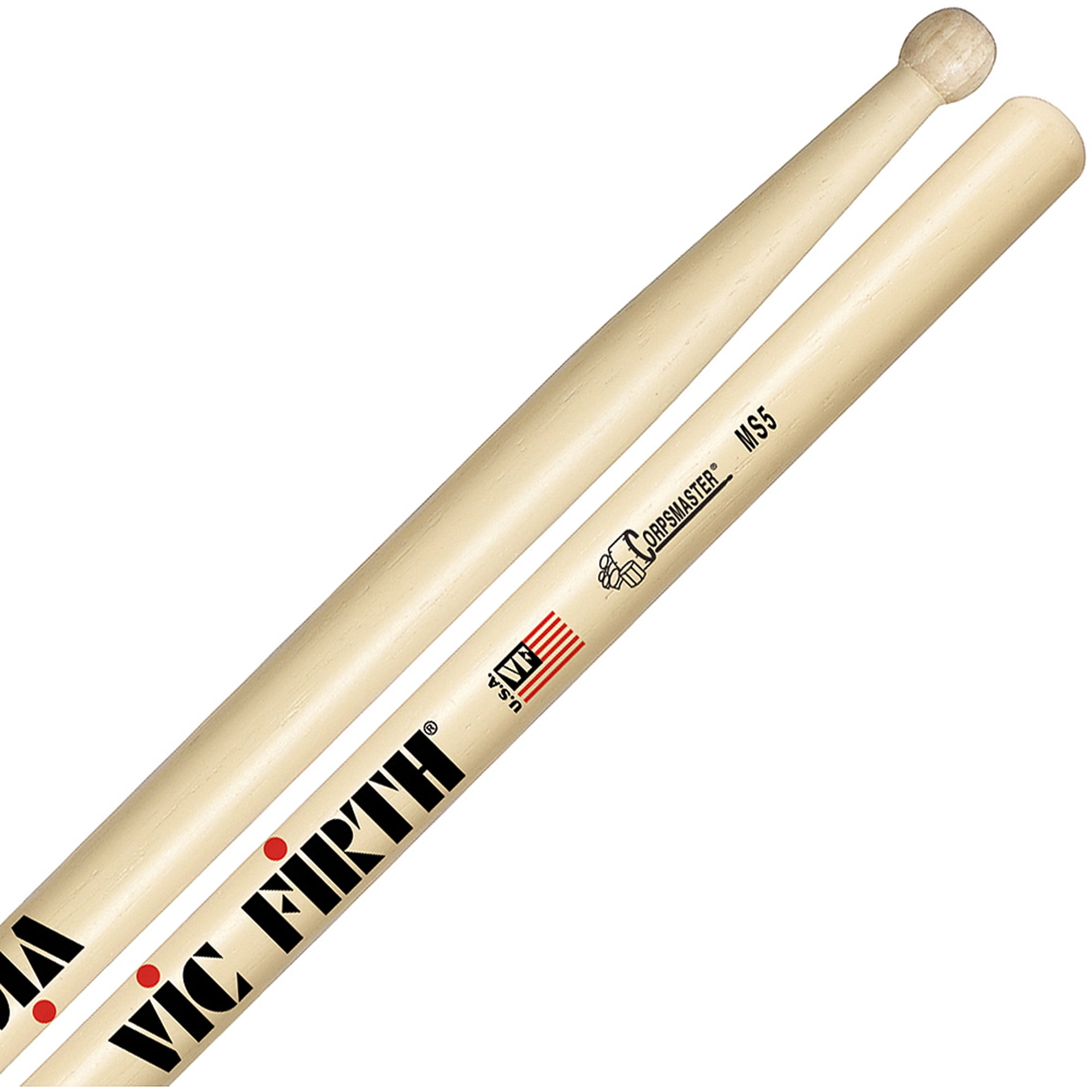 Vic Firth MS5 Corpsmaster Snare Sticks - Walmart.com