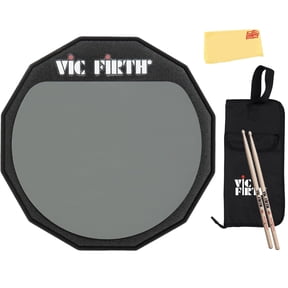 Vic Firth PAD6D 6" Double-Sided Practice Pad w/ Drumsticks