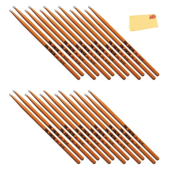 Vic Firth SDW2N Signature Series Dave Weckl Evolution Nylon Tip Drumsticks - 12 Pack