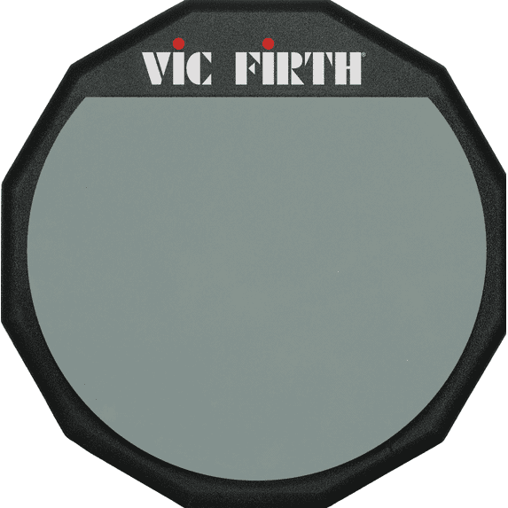 Vic Firth Single Sided Drum Practice Pad, 12 Inches