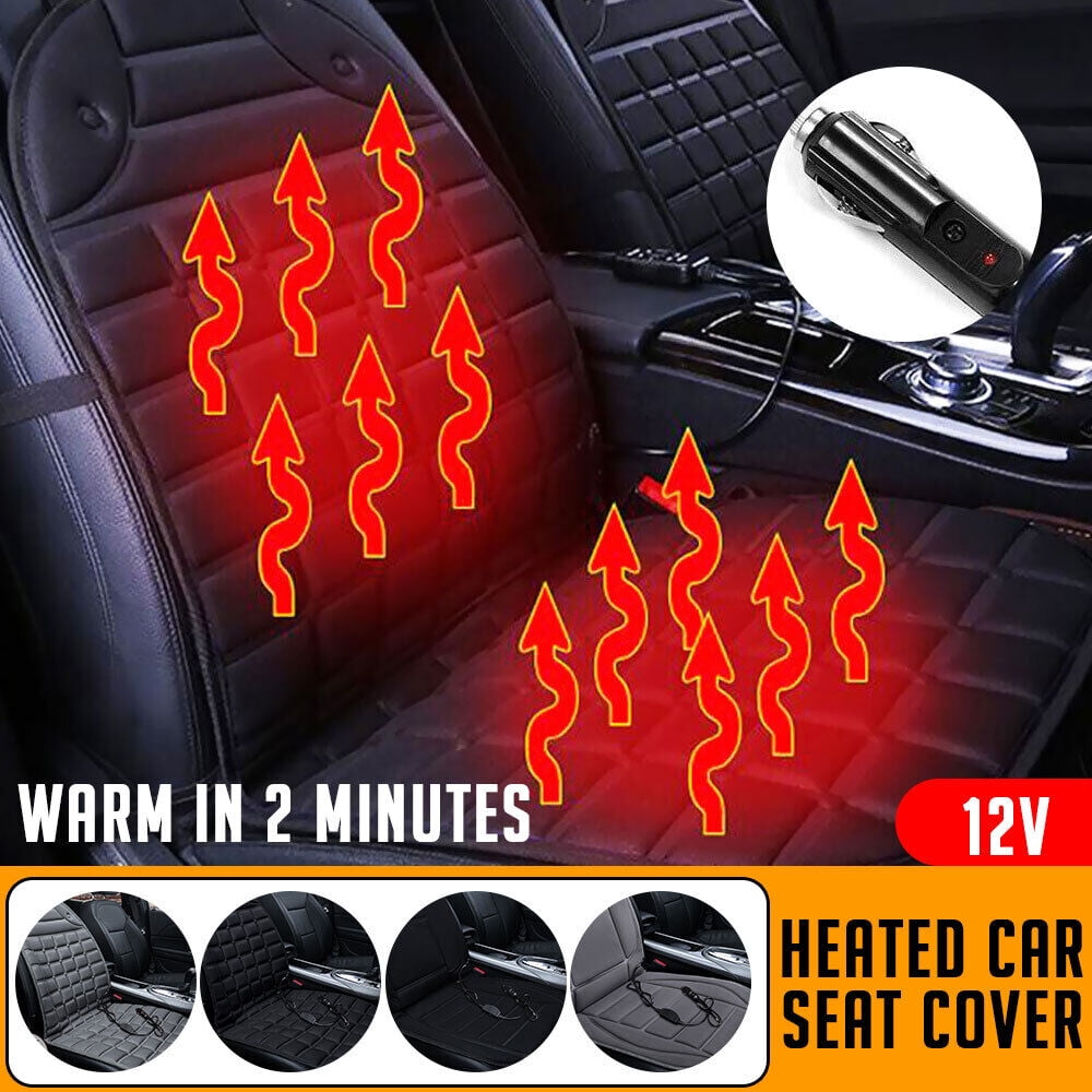 VicTsing Heated Car Seat Cover Cushion Heater Universal 12V Heated Car