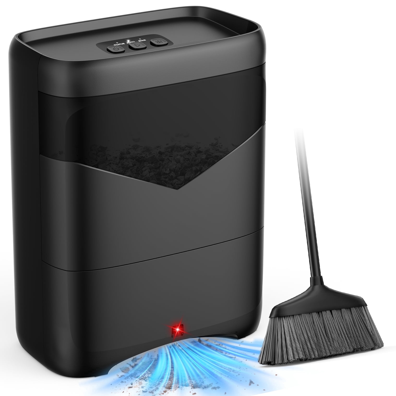 VicTsing Touchless Automatic Dustpan Vacuum, 2-Speed Stationary Electric Dustpan with Powerful Suction for Pet Hair, Hair Salons, Home Kitchen Floors