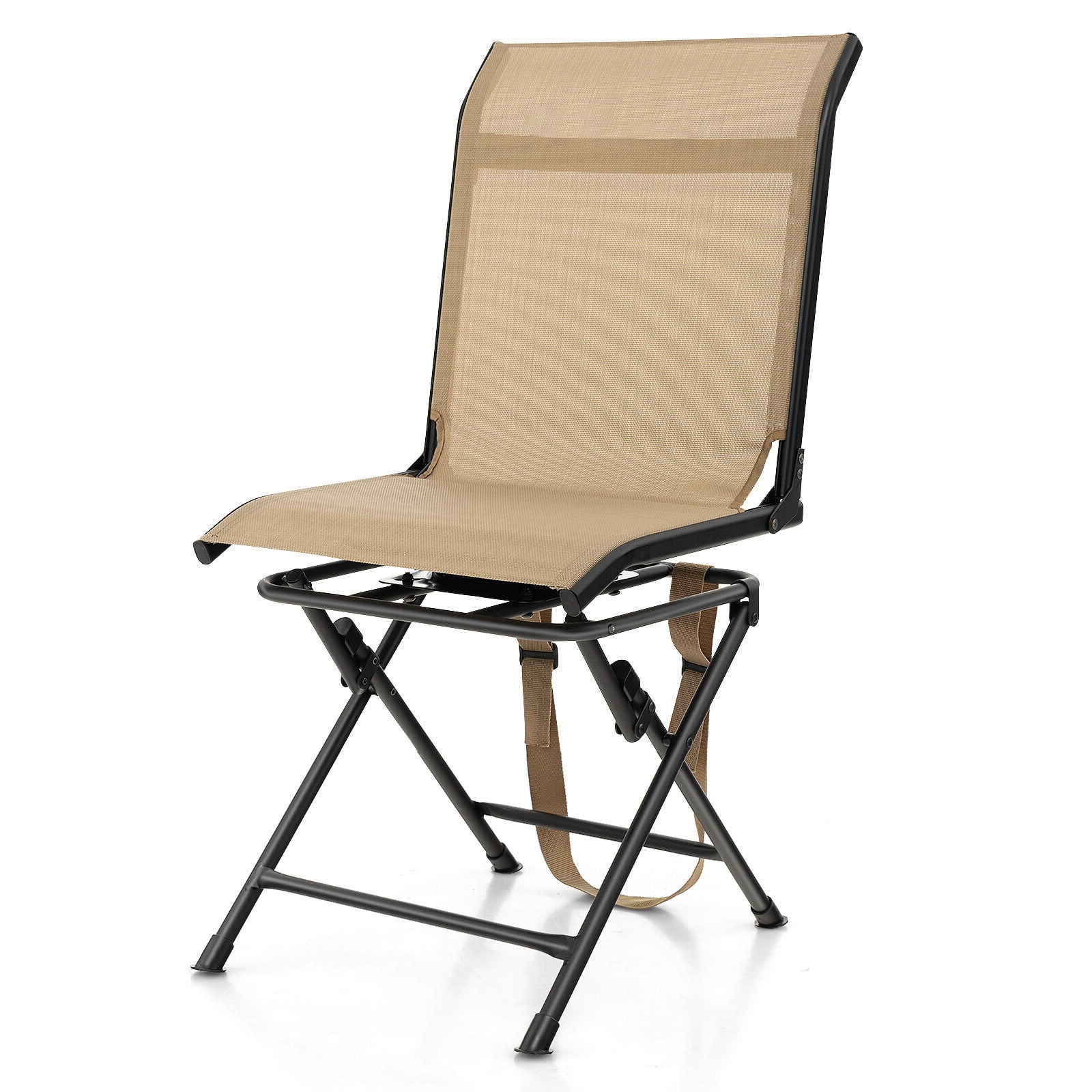 Vicamelia Folding 360° Silent Swivel Hunting Chair, Fishing Blind Chair
