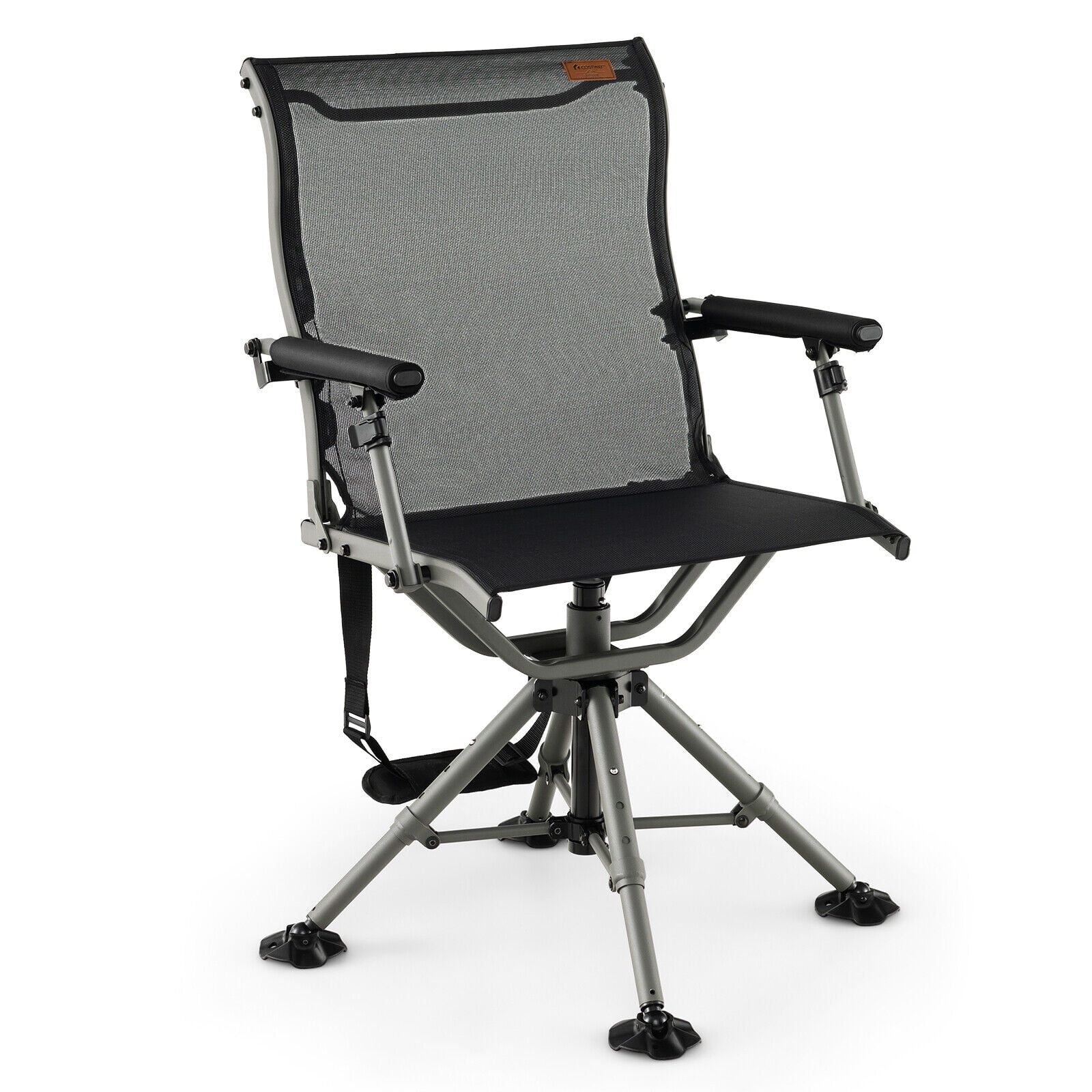 Vicamelia Silent Swivel Hunting Chair with Seat Cover, 360 degree