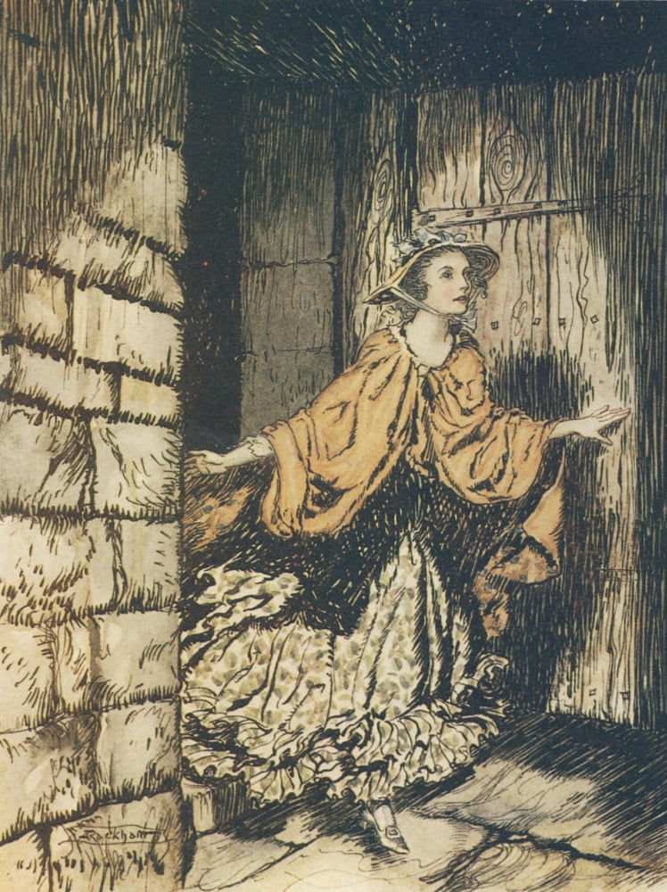 Vicar of Wakefield 1929 My dearest girl entered Canvas Art - A Rackham (24 x 36)