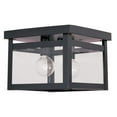 thumbnail image 1 of Vicar's Bridge Road 2 Light Square Flush Mount in Shabby Chic Style-6 inches Tall and 8 inches Wide-Bronze Finish Bailey Street Home 218-Bel-1119650, 1 of 1
