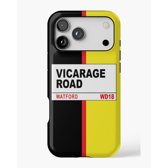 Vicarage Road Street Sign H1061 Premium Durable Case for iPhone 17 16 15 14 13 12 11 Pro Max – Unisex Style