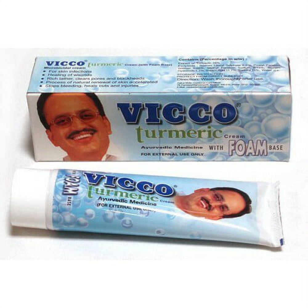 Vicco 70grams Turmeric Cream with Foam Base