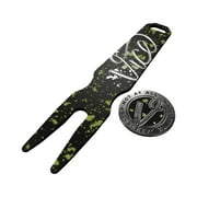 Vice Golf Divot Tool and Ball Mark, Black with Lime