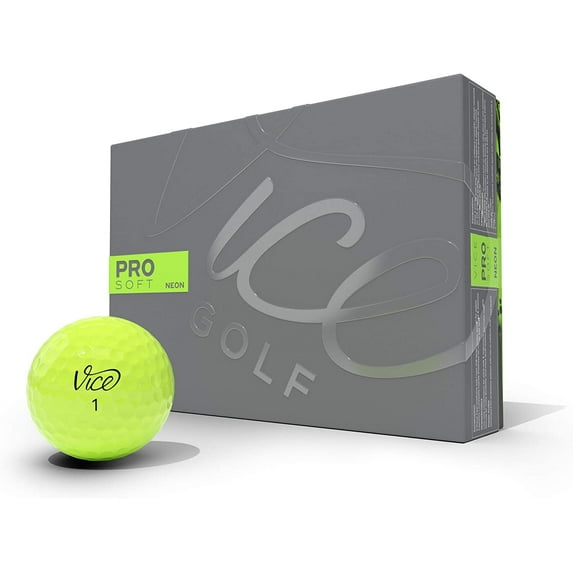 Vice Golf PRO Soft Lime - 12 Golf Balls