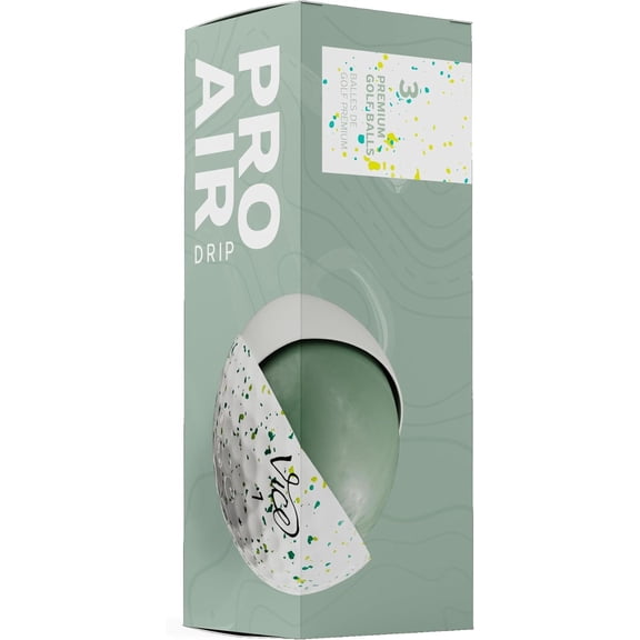 Vice Golf Pro Air Golf Balls (Drip Petrol/Yellow, 3pk) 1 Sleeve 2025 NEW