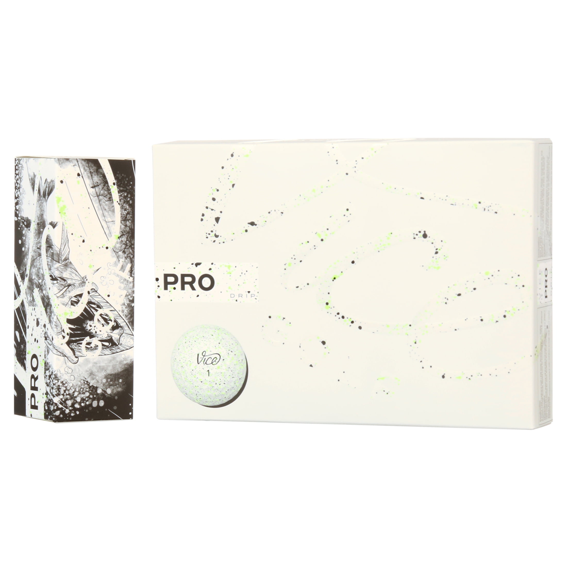 Vice Golf Pro Drip Golf Balls, Lime, 12 Pack
