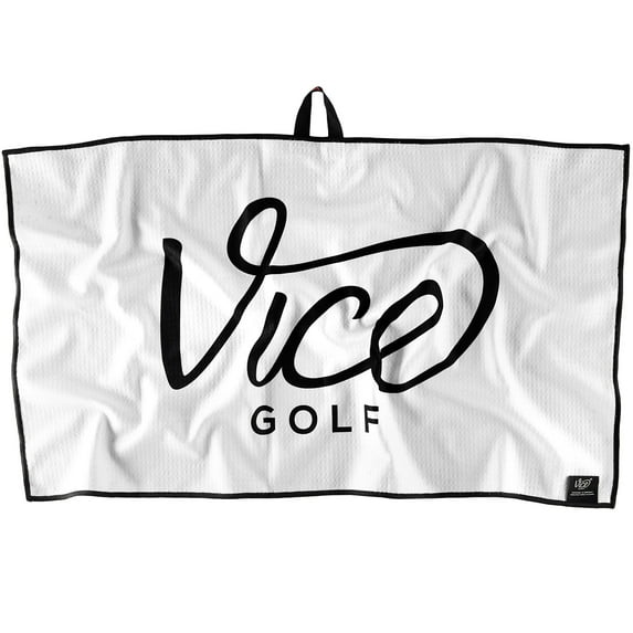 Vice Golf Shine Towel Drip, Red