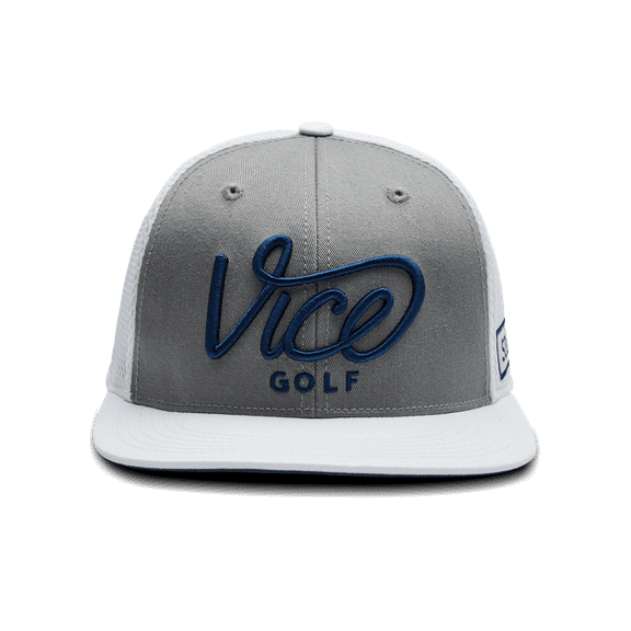 Vice Golf Squad Cap -White/Grey- Adjustable