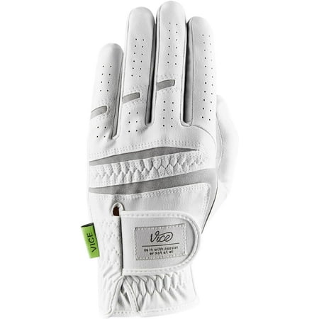 Vice Golf Vice Duro Glove Left (M) New Duro Glove Left Hand (M)- White, Medium (VICEDURO-M)