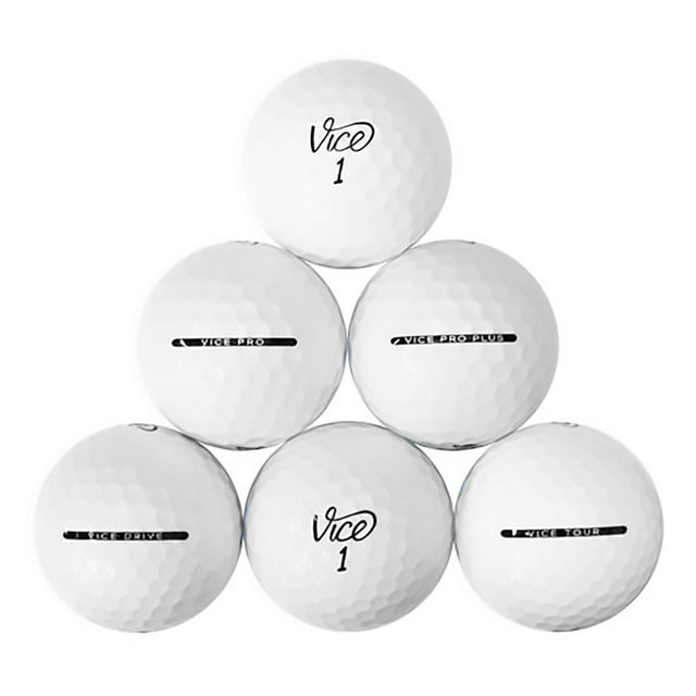Vice Mix, Mint Golf Balls, Mint, 5a, AAAAA Quality, 50 Pack, White